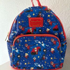 Disney Parks Loungefly Mini Backpack - The Incredibles Theme - Exclusive